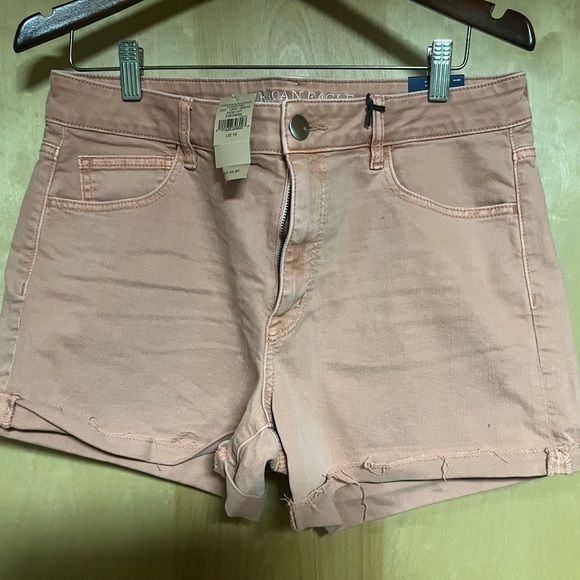 American Eagle Outfitters Pants - American Eagle Outfitters Pink High Waist Shorts